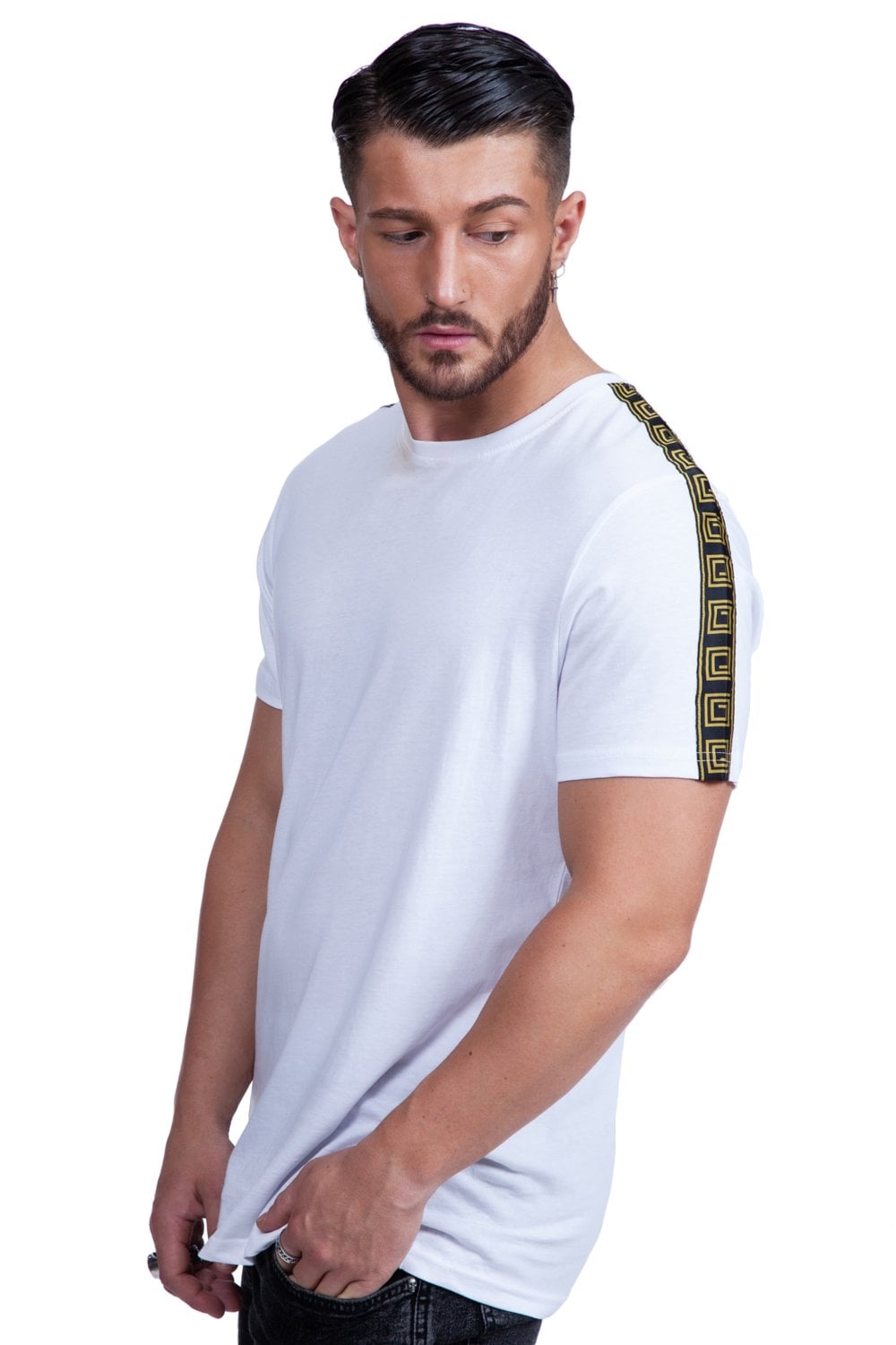 Harland Back Neck Tape Tee