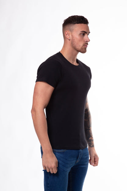 Ribbed Crew T-Shirt