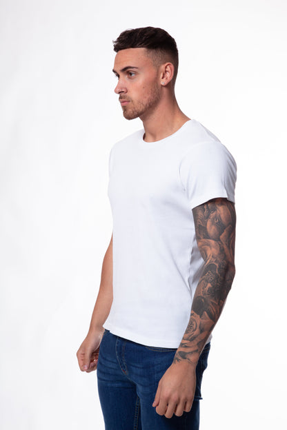 Ribbed Crew T-Shirt