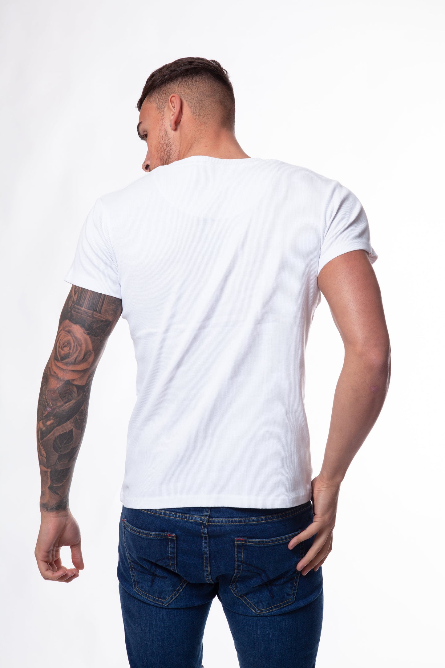 Ribbed Crew T-Shirt