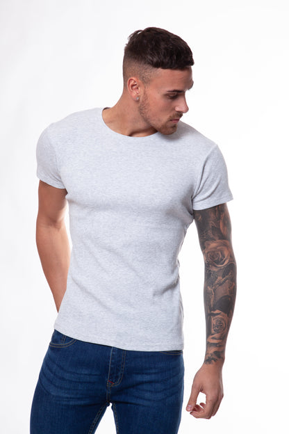 Ribbed Crew T-Shirt