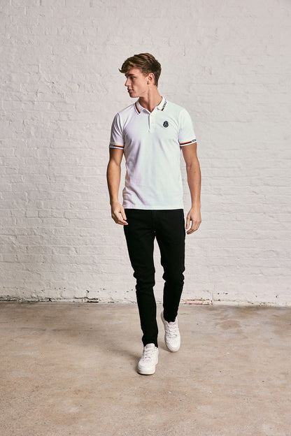 Tipped Collar Polo T-Shirt