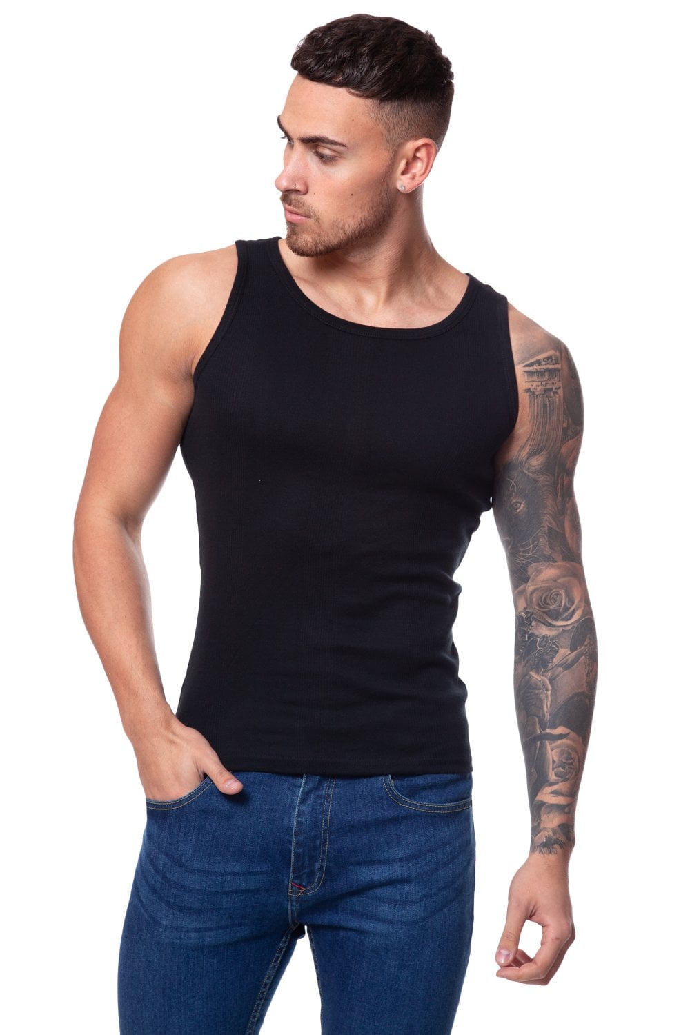 Mace Ribbed Vest Top