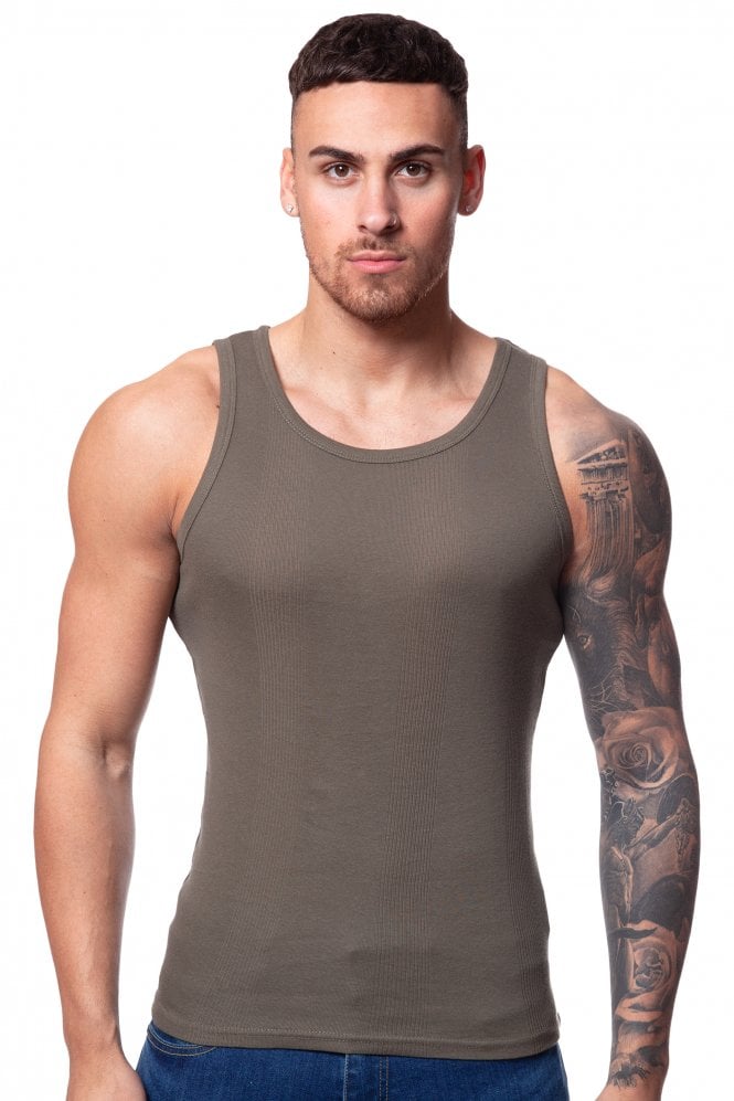 Mace Ribbed Vest Top