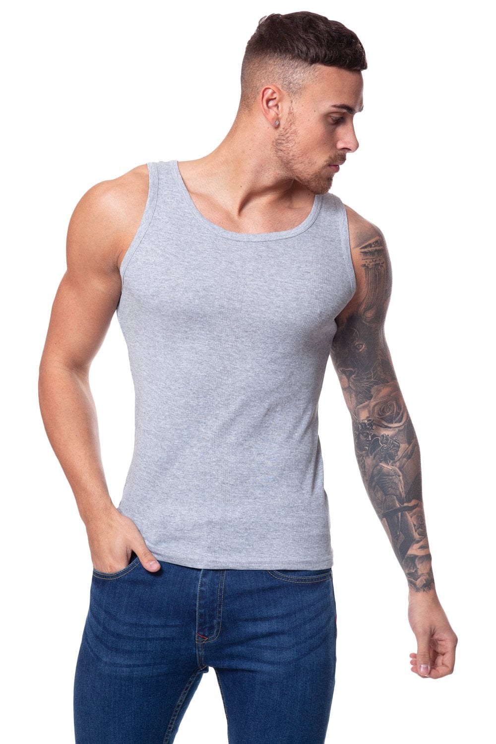 Mace Ribbed Vest Top