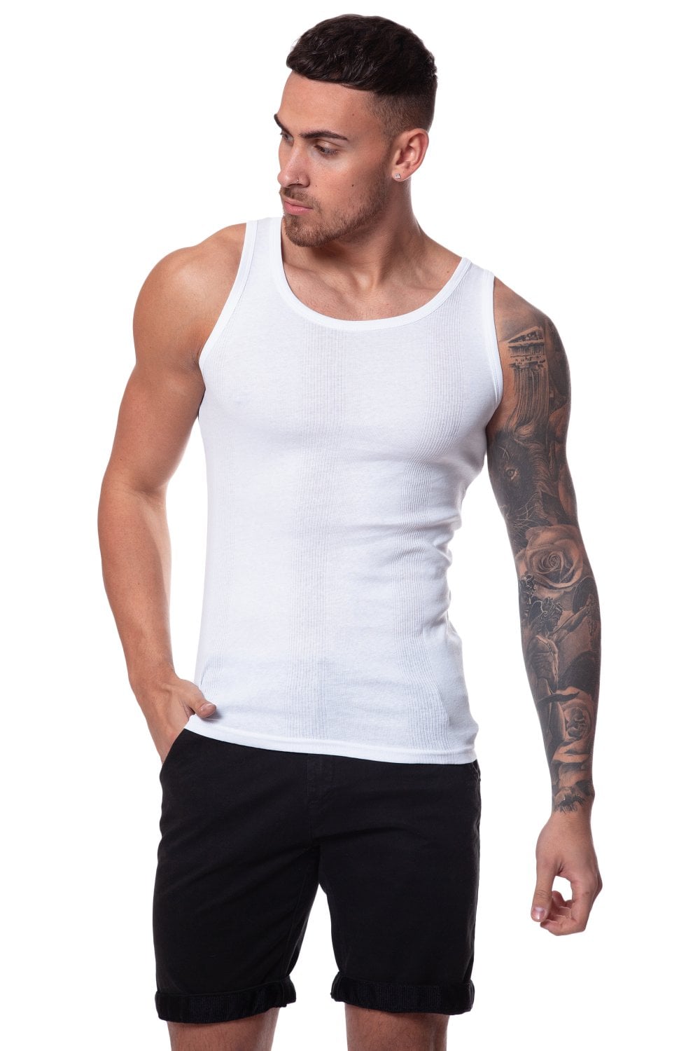 Mace Ribbed Vest Top