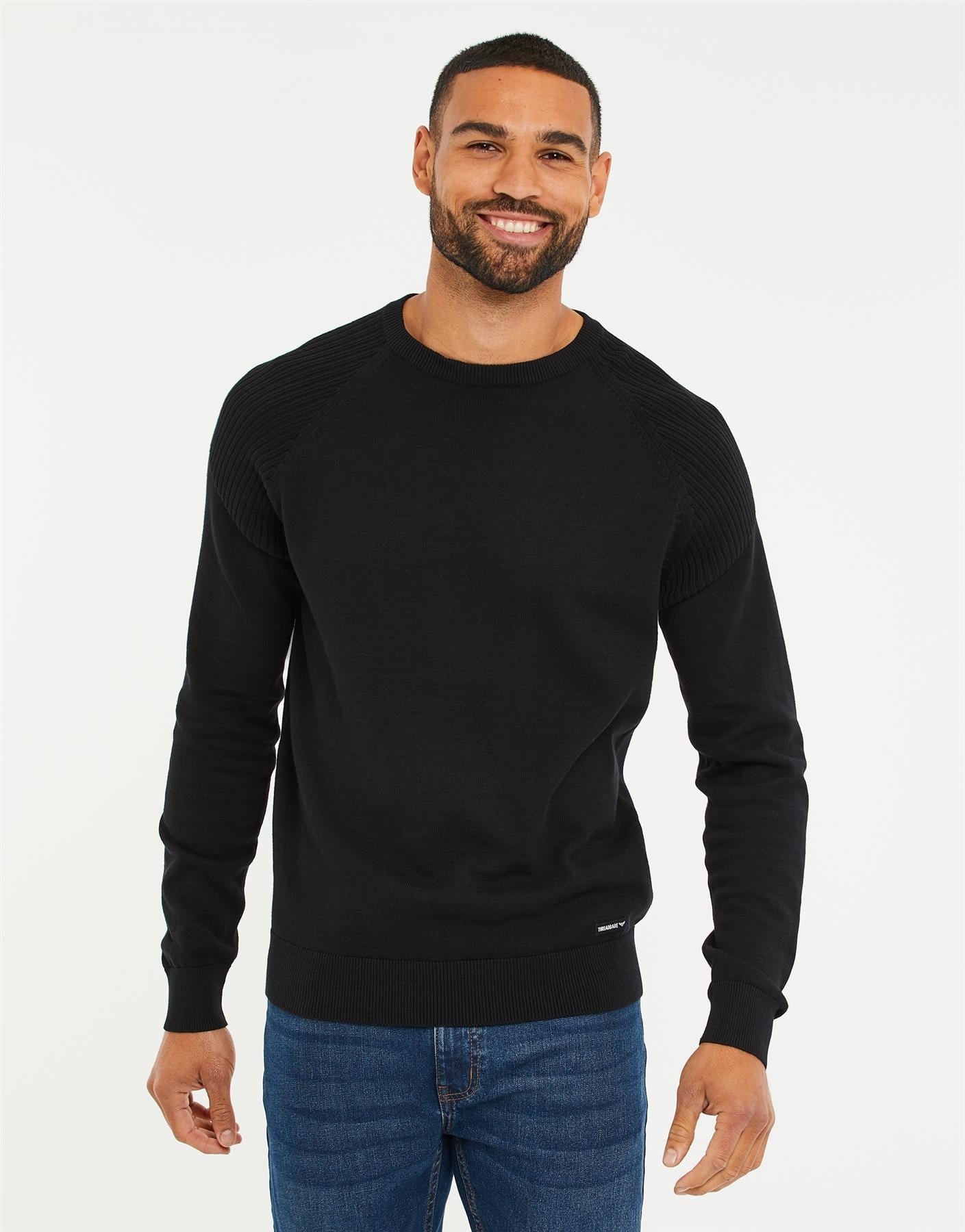 Mens Jumper Crew Badger