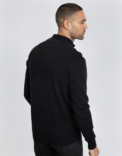 Mens Cardigan Zip Corsac