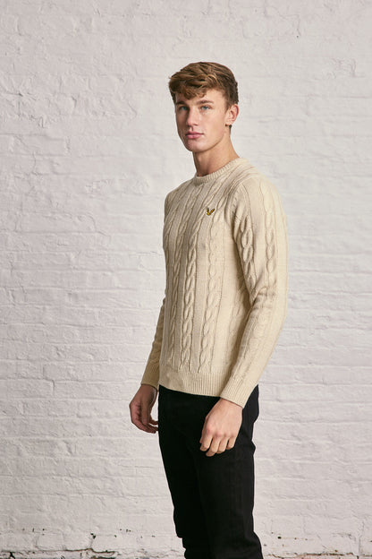 Cable Crew Neck Knitwear