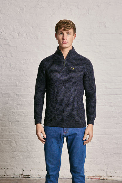 Quarter Zip Twist Jumper